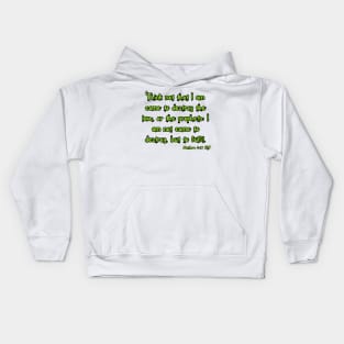 Matthew 5:17 Bible Verse Scripture KJV Quote Kids Hoodie